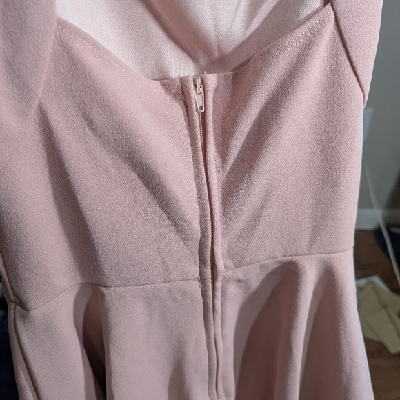 Elegant Pink Sleeveless Dress Size 0 - Picture 6 of 8
